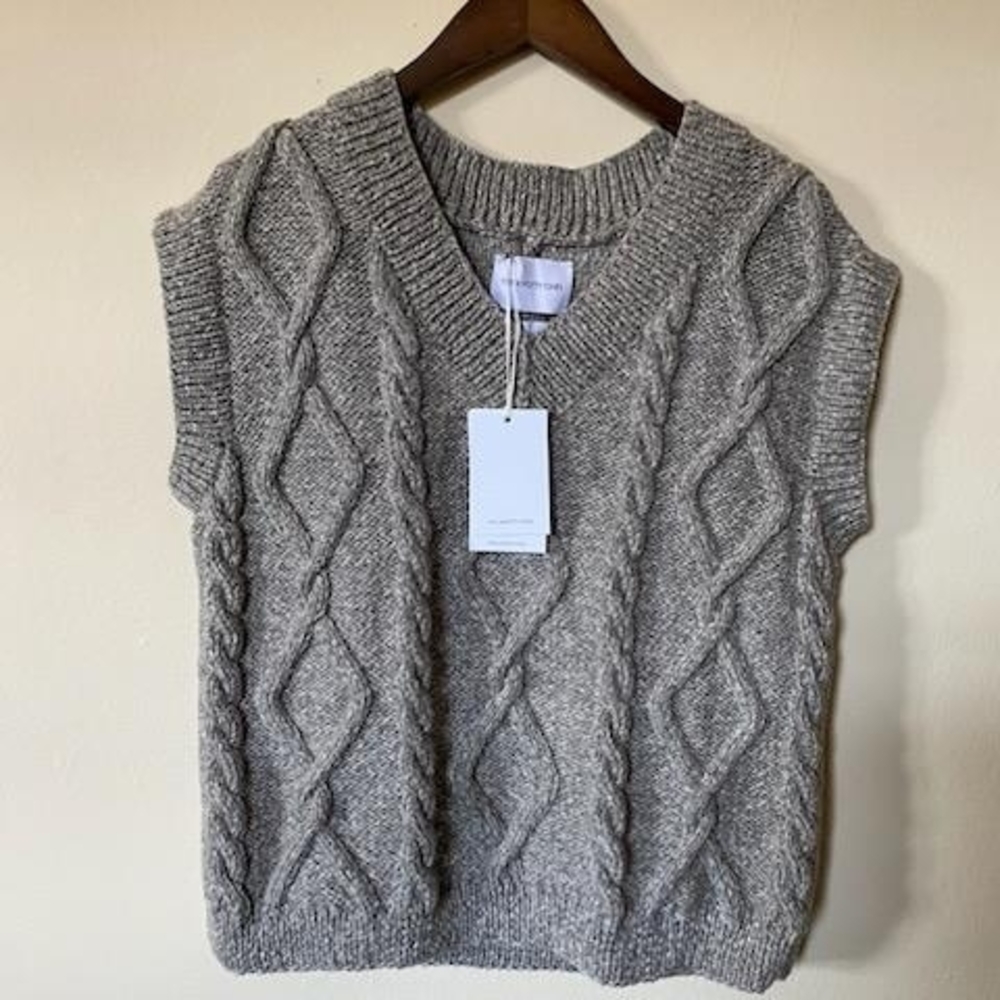 THE KNOTTY ONES | Alpaca Wool & Cotton Sweater Vest